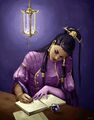Jasnah Writing by Alba R.jpg